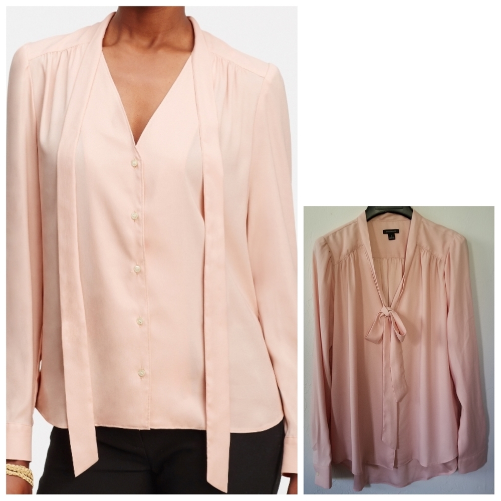 Ann Taylor pink blouse size s
